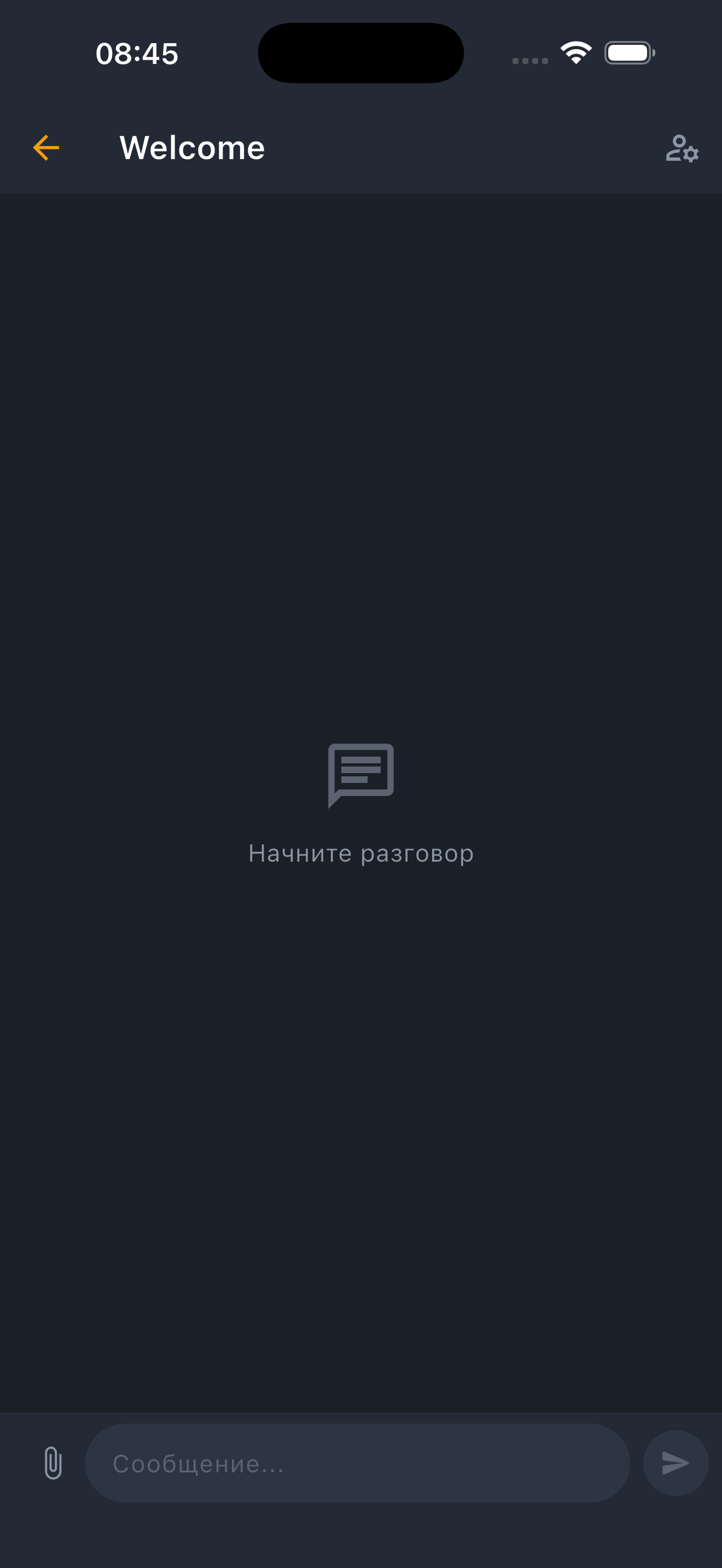 Meridian Chat — диалог